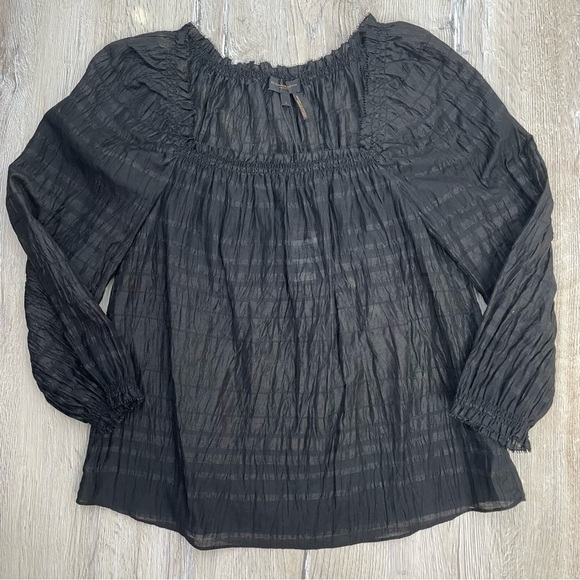 Donna Karen Linen Blouse - Picture 5 of 11